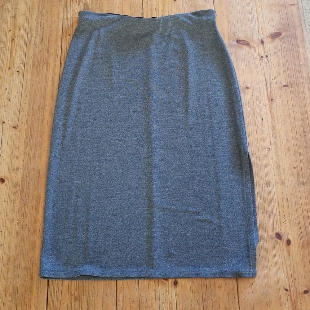 MAX STUDIO SIDE SLIT SKIRT